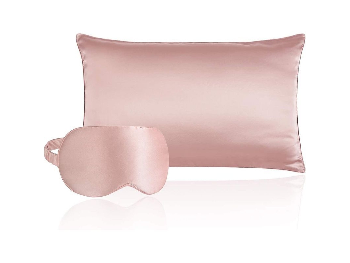 2026 funda de Almohada de Seda de Morera 100% Grado 6a Con Máscara para Ojos, Suave Y Transpirable