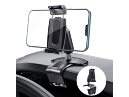 Suporte móvel rotativo 360° para painel de carro, compatível com telefones 4.7-7.2 polegadas S/MARCA