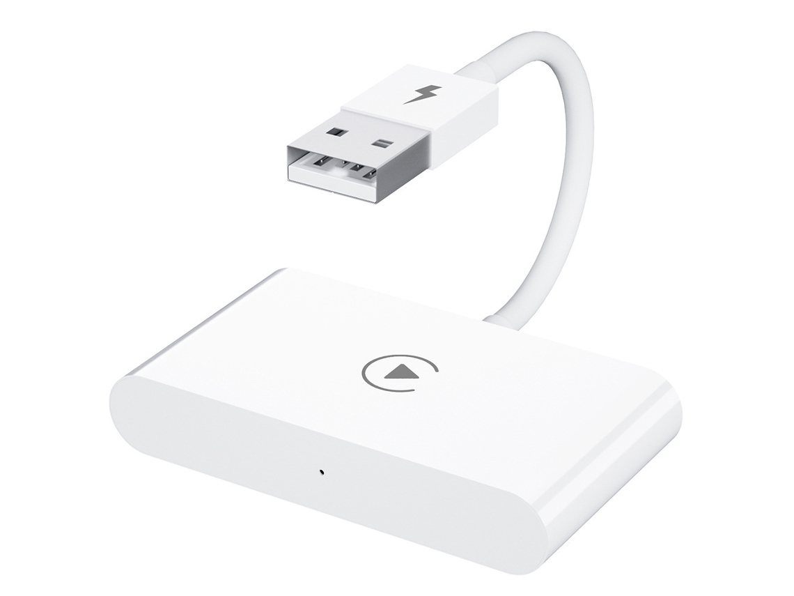 Adaptador Carplay Sem Fios para iPhone 6+ e Modelos 2015 em Diante em Branco