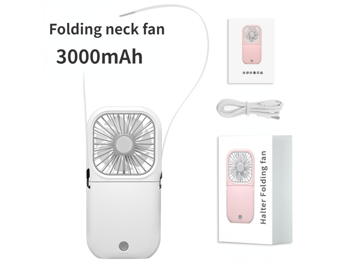 Ventilador RAMPOW de Pescoço Dobrável 3000Mah