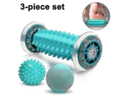 Rolo De Massagem Nos Pés E Conjunto De Bolas De Massagem Espetadas,3pcs