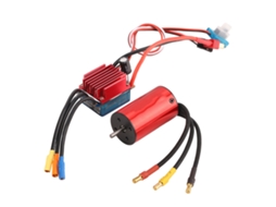 Kit Motor Esc Sem Escova 4400kv 35a À Prova D'água Para Carro Rc 1/12 Hsp Traxxas