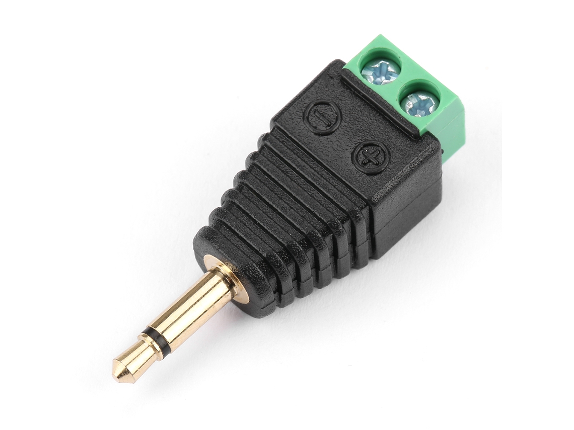 Adaptador Plug 3.5mm Terminal Parafusos 2pcs 10