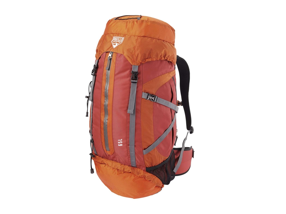 Mochila Montanha E Caminhada Bestway Barrier Peak 70x28x38 Cm 65 Litros Com Capa De Chuva, Tira Peitoral E Cinto Lombar