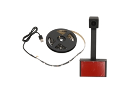 Tira De Luz Rgb Para Tv Com Controle Por App Wifi Câmera 1080p 55-65"