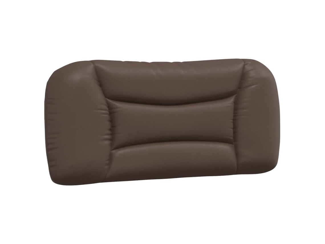 Headboard Cushion, Headboard Cushions Vidaxl Marrom Couro Artificial (80 Cm)
