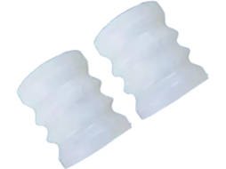 Conjunto De 2-tubos Elásticos Silicone Com Anel Vedação | Substituição Para Batedor Máquina Sorvete, Ideal Para Lojas De
