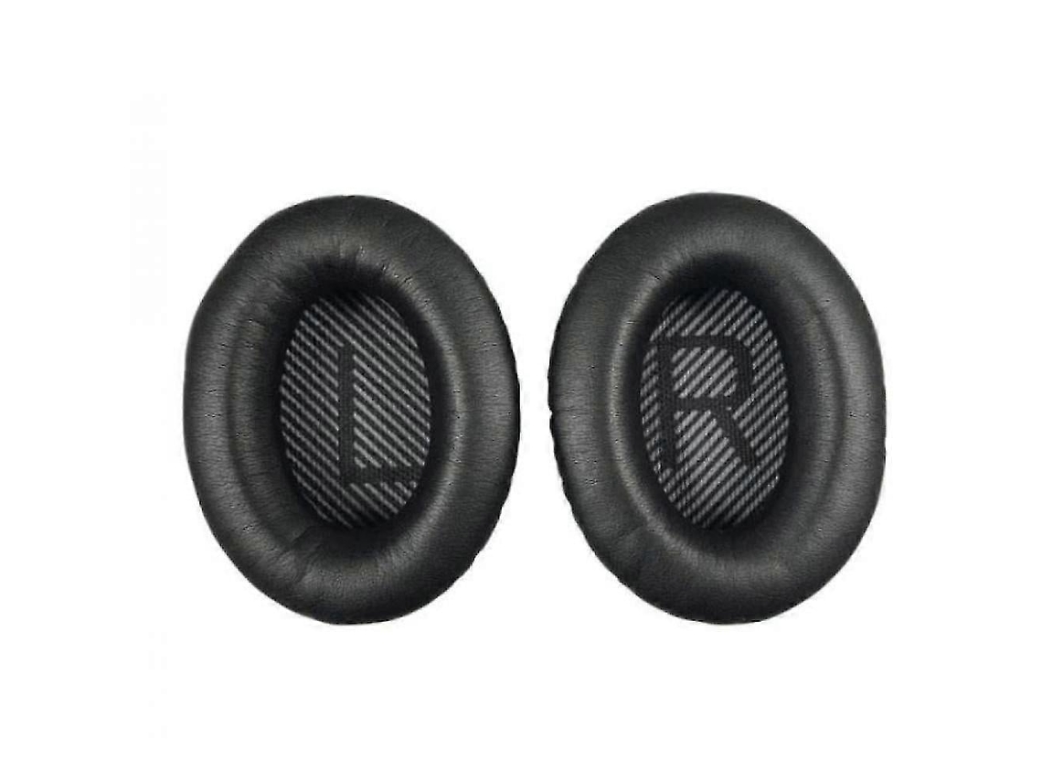 Lurelia Almofadas Auriculares Em Couro Pu Compatíveis Com Bose Qc35 Qc25 Qc15 Ae2 Preto - 1 Par