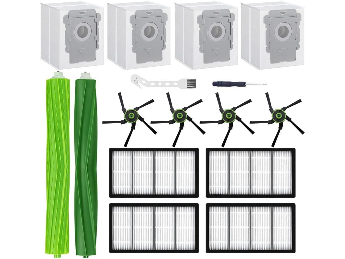 Kit De Substituição Para Irobot S9 (9150) S9+ E S9 Plus (9550) Acessórios Aspirador Robô (14 Peças) Cuich