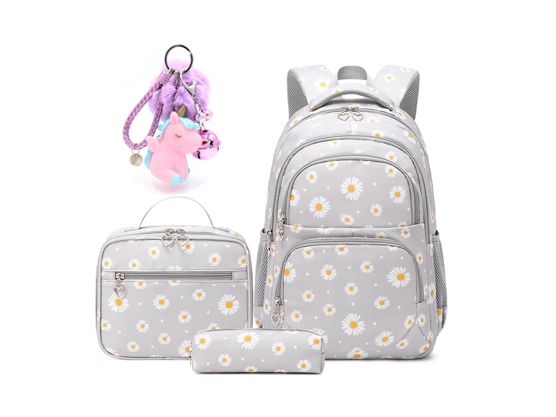 Lurelia Mochila Infantil Estampada Escolar Para Cinza