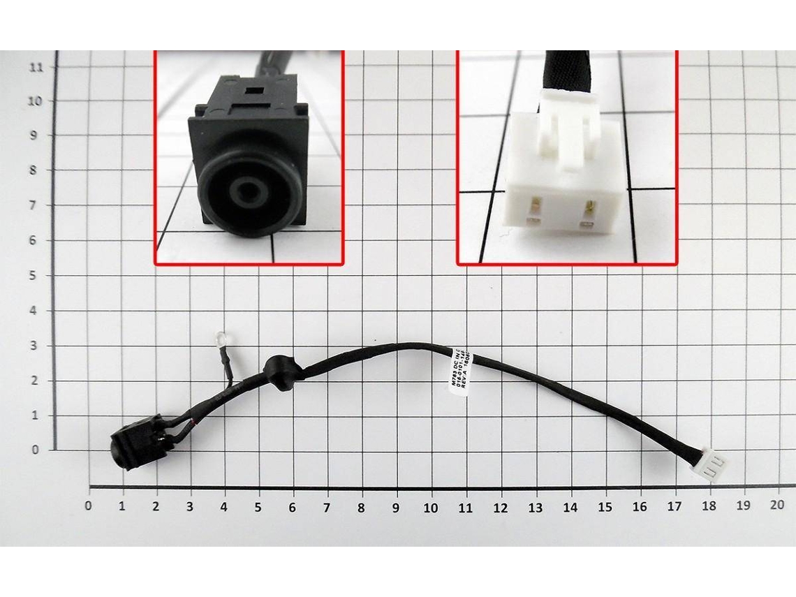 Conector DC Jack para Portátil Sony Vaio Vgn-Fw M763 015-0101-1455_A