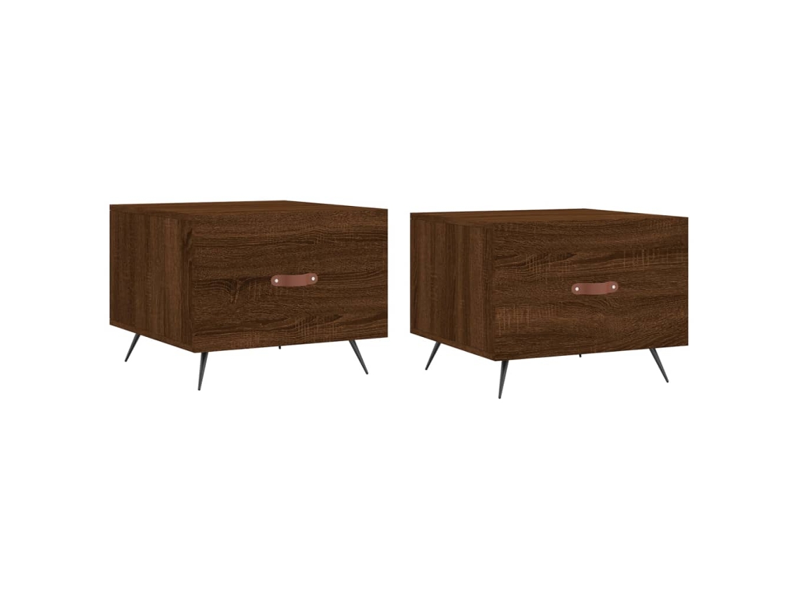 Coffee Table, Coffee Tables Vidaxl Marrom Madeira Processada (n/a)
