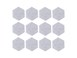 Painéis Acústicos Hexagonais Absorção Sonora Isolamento Sonoro