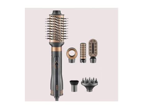 Escova modeladora multifuncional para secador de cabelo com ar quente 6 em 1 V-491
