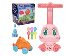 Mali carrinho de Dinossauro Movido a Balão para Crianças Brinquedo Educativo Inercial Sem Bateria