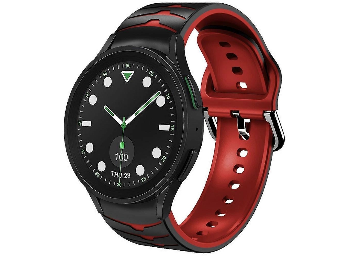 Pulseira De Relógio De Silicone Com Textura Curva