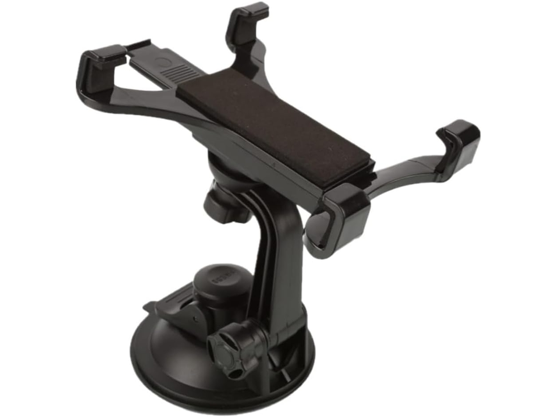 Suporte Para Tablet Veicular Em Abs Preto Tablets De 7 A 9 Polegadas, Ventosa Forte, Rotação De 360° Com