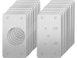 Dobradiças De Aço Inoxidável Para Móveis Armário 1 2 4 10 Pares