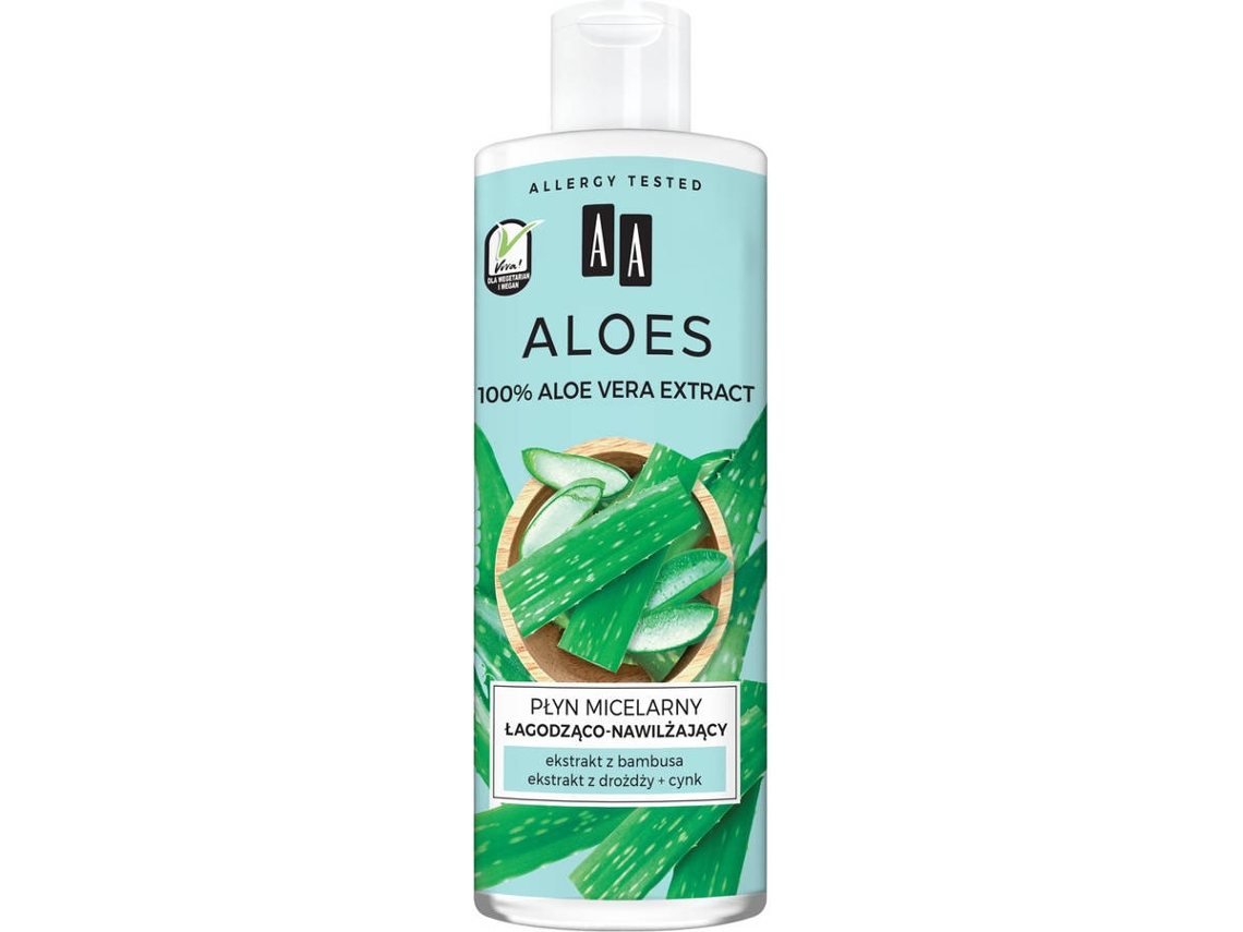 Água Micelar AA Aloe Vera Extract Liquid (400ml)