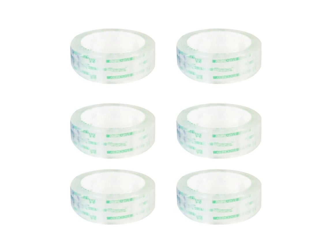 Fita Adesiva Transparente Em Rolos De 6/8/10/12 Unidades Para Dispensadores De Fita Adesiva. Fita Adesiva Transparente De Alta Aderência Para Emb