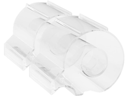 Dispensador de adesivo transparente Shineofi para mesa, design elegante e operação prática, 2 peças em acrílico.