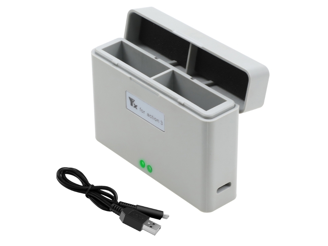 Lurelia Carregador De Bateria 5v 3a 4,4v 1a Usb Para Baterias Com Proteção