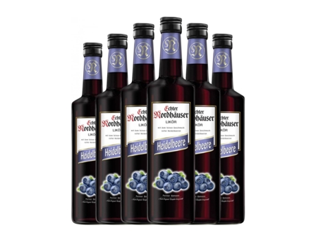 Licores NORDBRAND NORDHAUSEN Heidelbeere Fruchtlikör (0.7 L - 6 Unidades)