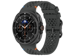 Pulseira De Silicone Respirável Com Fivela Preta Em Formato De Escada E Padrão Favo De Mel Da Xdfind Para Samsung Galaxy Watch8 / Watch8 Classic.