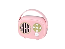 Alto Falante Bluetooth Bonito, Alto Falantes Bluetooth Portáteis Rosa Com Som Hifi, Bateria Embutida De 400mah, Alto Falantes Externos Sem F Yizhood