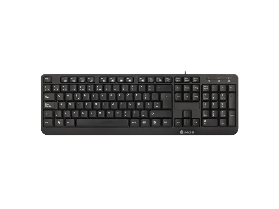 Teclado NGS FunkyV3 FUNKYV3P (Português - Preto)