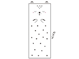 Autocolante Parede Sala Crianças Gato Cartoon Fofo Decorativo