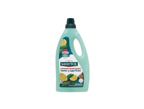 Limpador De Pisos E Superfícies Com Limão 1200 Ml Sanytol