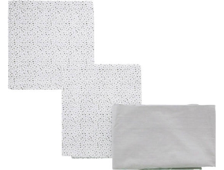 Lençóis para Berço  Be Lion Cinza (3Ps - 100x165 cm)