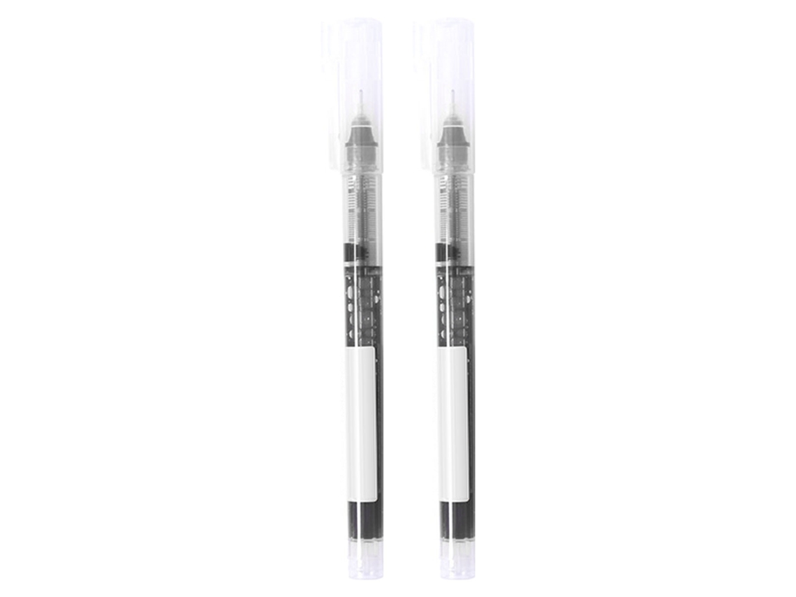 Caneta Rollerball Baok-2, Ponta Fina de 0,5 mm, Tinta Líquida de Secagem Rápida, Ideal para Estudantes, Preta