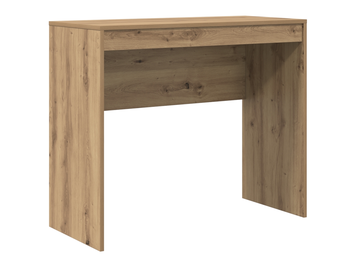 Conjunto 1 Mesa Compacta Vidaxl Castanho Derivados De Madeira (90 X 40 X 76 Cm)