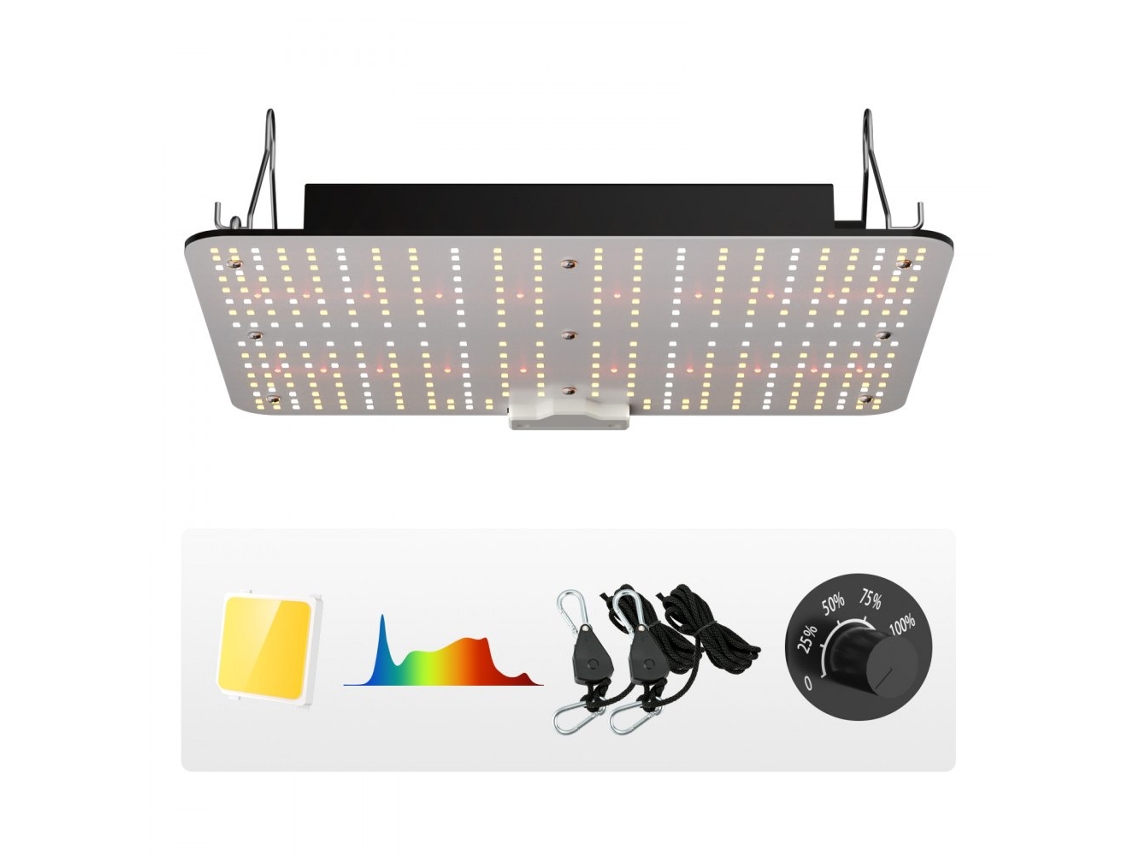 Painel Led De Crescimento 150w Ip65 Com Espectro Completo E Diodos Samsung Tekmaquinas
