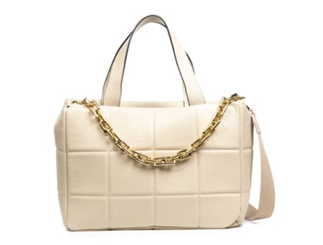 Mala De Ombro De Mulher Firenze Artegiani Anzi Autêntico Acabamento Pele Bege (29)