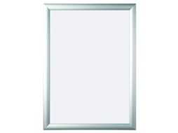 Expositor De Parede Com Moldura Curl Bi Office 325 X 445mm , Moldura De Alumínio Vt560415370 (a3)