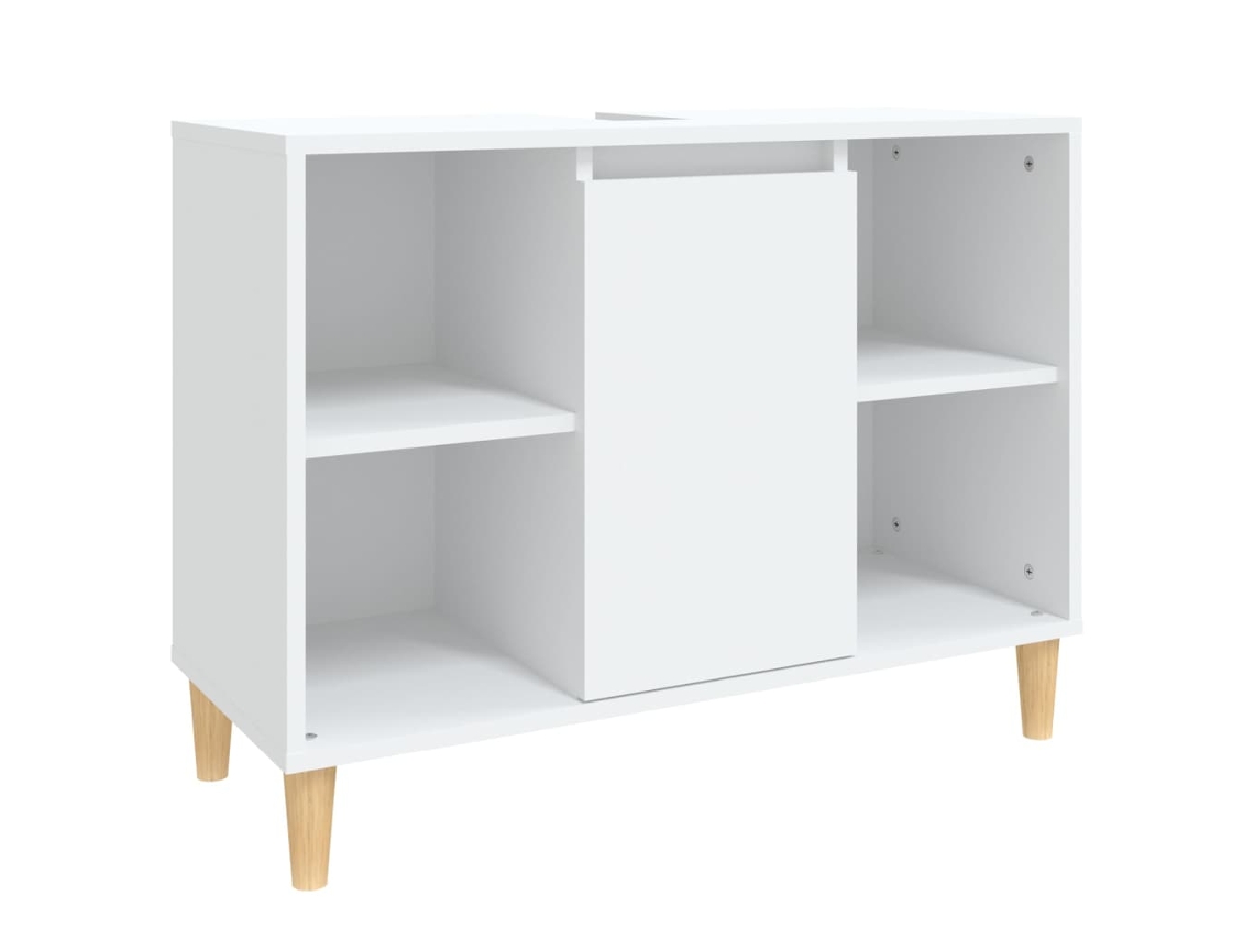 Sink Cabinet, Sink Cabinets Vidaxl Branco Madeira Processada (n/a)