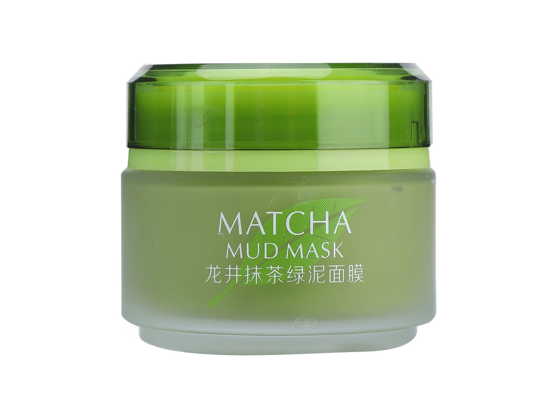 Máscara Facial de Lama Matcha 85g Hidratante Controla a Oleosidade Limpeza Profunda