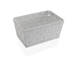 Cesta Multiusos Têxtil Branco