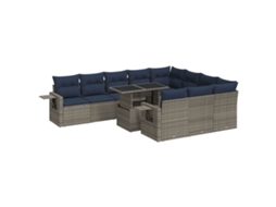 Garden Sofa Set, Garden Sofa Sets Vidaxl Cinzeto Rattan / Vime (n/a)