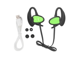 Fones de Ouvido Bluetooth 5.4 para Natação, IPX8, com 32GB de Memória, Verde | S/MARCA