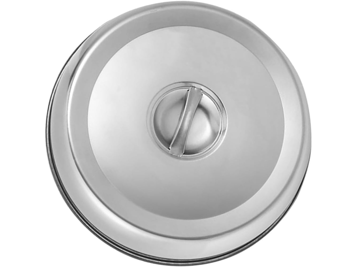 Tampa Redonda De Cúpula Alimentos Em Aço Inoxidável 24 Cm Para Grelha, Bife, Cozinha E Churrasco