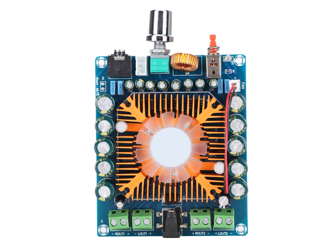 Aetheria placa de Amplificador Digital Hifi 4 Canais 4*50w com Resfriamento Inteligente Ic