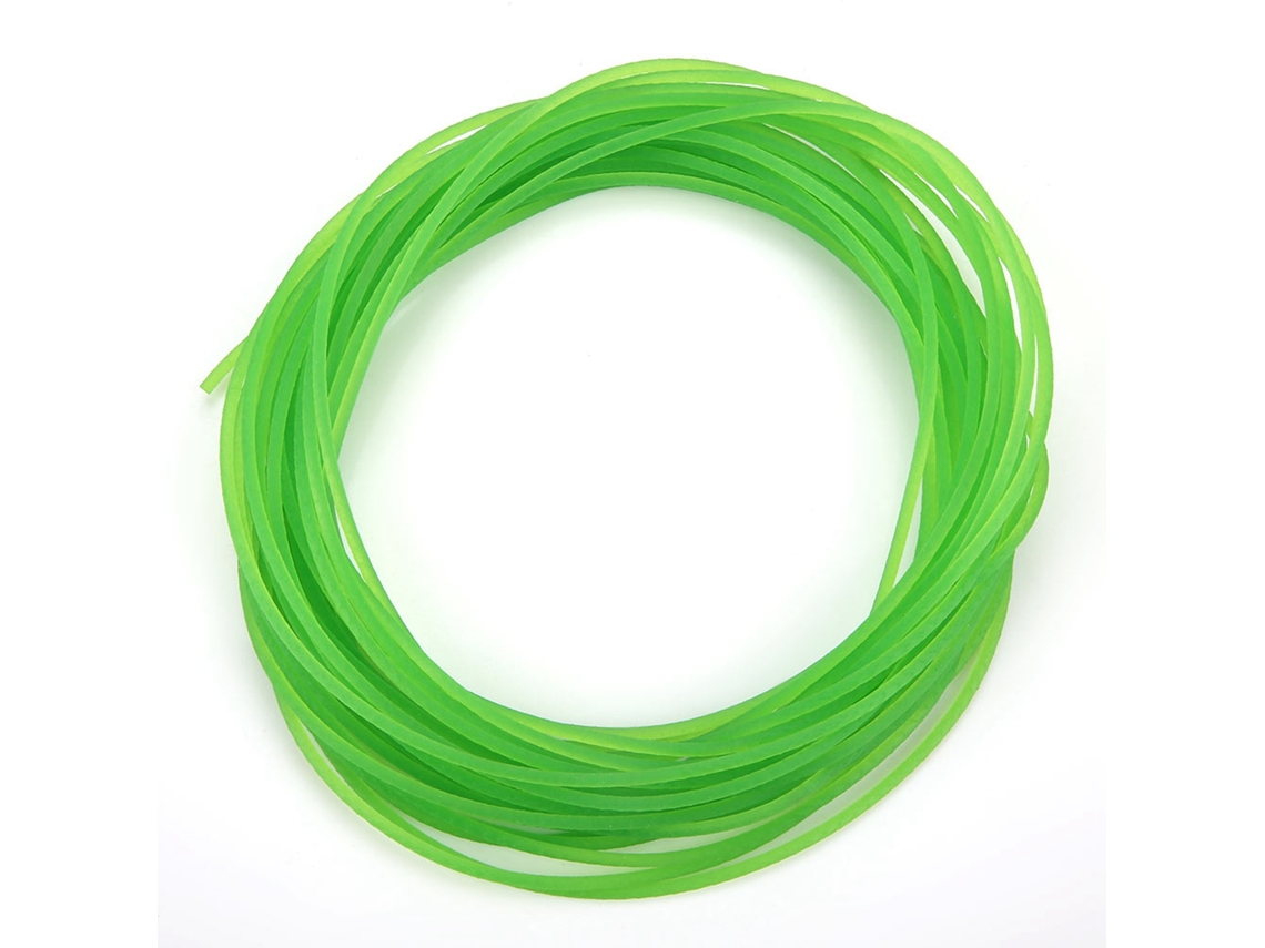 Cinta Redonda De Poliuretano De Superfície Rugosa Verde Para Transmissão De Impulsão (2mm*10m)