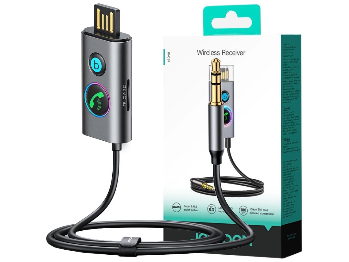Receptor Veicular Sem Fio Joyroom Jr-cb6 Cinza