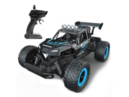 Carro De Controle Remoto 4wd Off-road 2.4ghz De Alta Velocidade Com Luzes Para Crianças E Adultos Azul