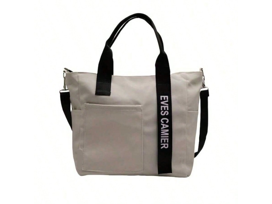 Bolsa de Lona AQUAFORGE com Vários Compartimentos, Ombro, Viagem, Trabalho, Portátil, Resistente, Alça Ajustável