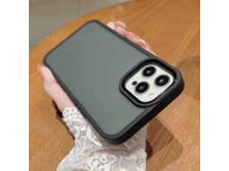 Capa Protetora Para Iphone 14 Pro Max Com Sensação De Pele De Pc Tpu